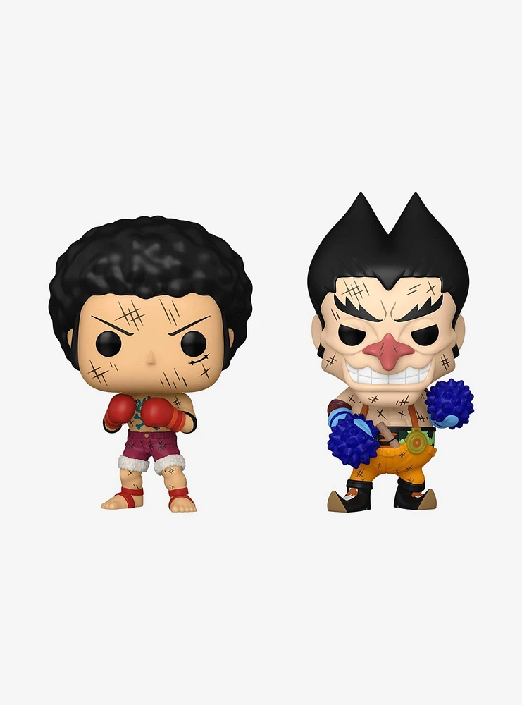 Funko One Piece Pop! Animation Luffy & Foxy Vinyl Figure Set Hot Topic Exclusive