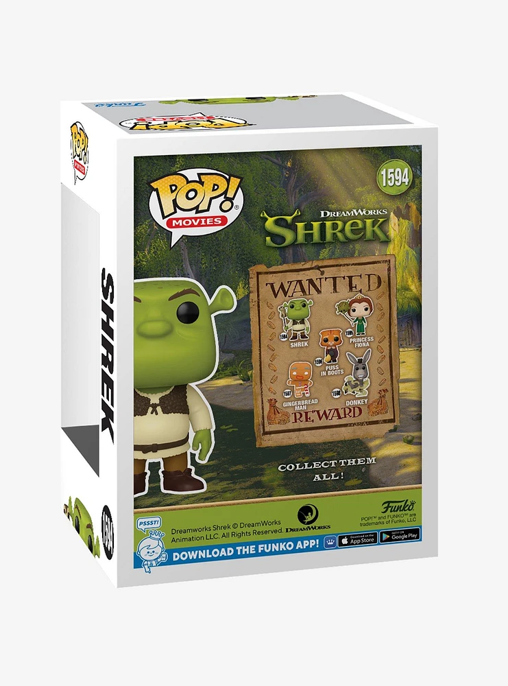 Funko Shrek Pop! Movies Shrek (With Balloon) Vinyl Figure