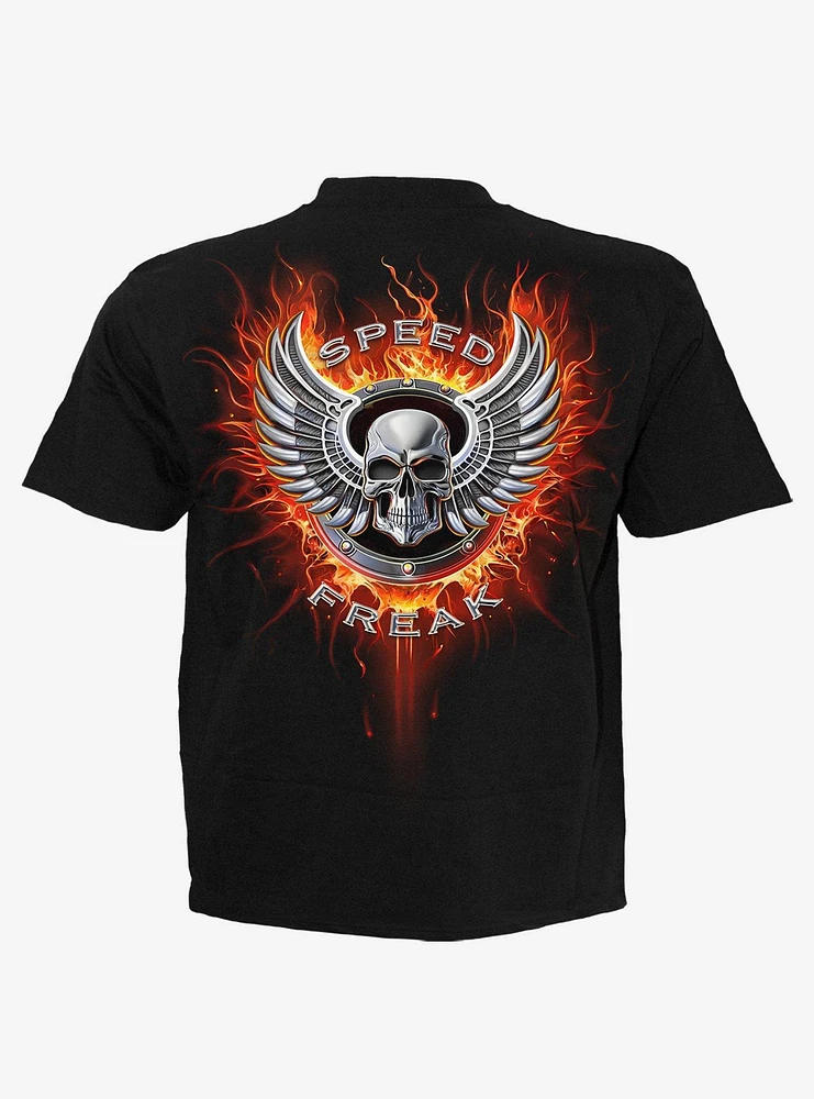 Spiral Speed Freak T-Shirt Black