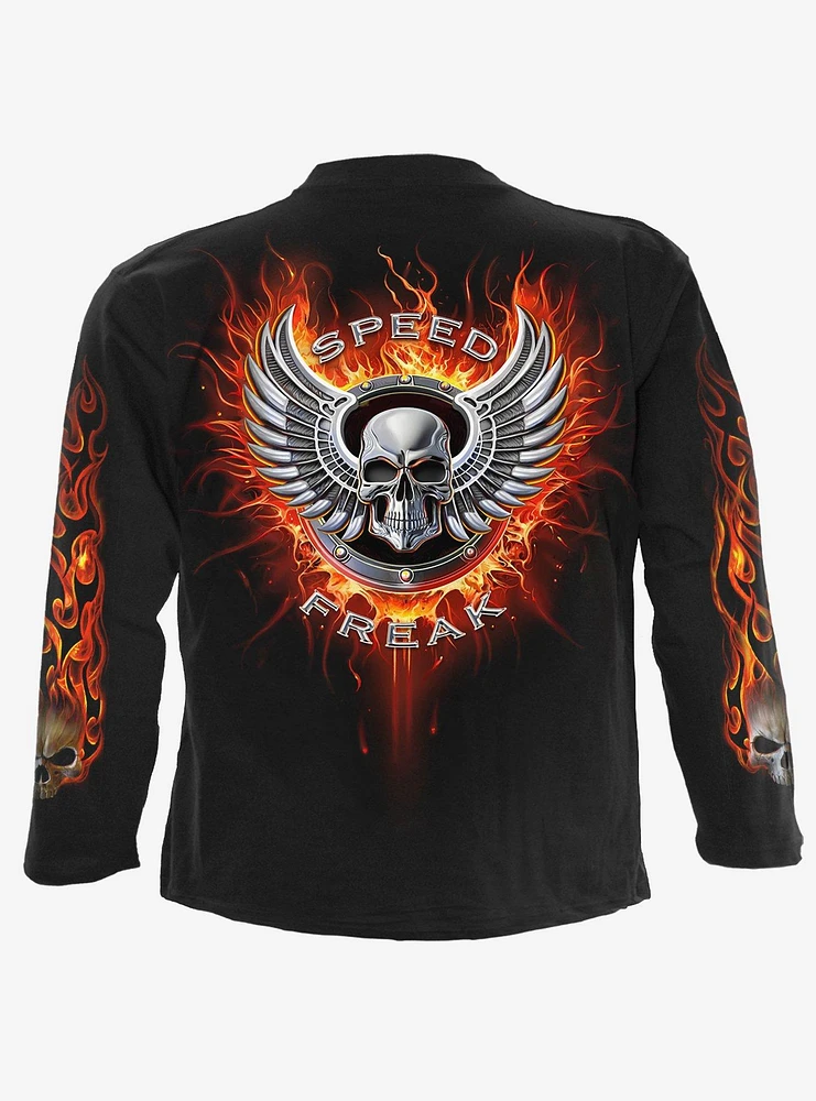 Spiral Speed Freak Long Sleeve T-Shirt Black