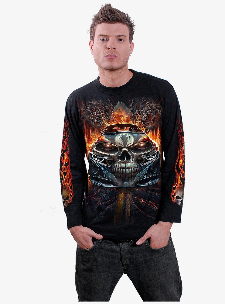 Spiral Speed Freak Long Sleeve T-Shirt Black