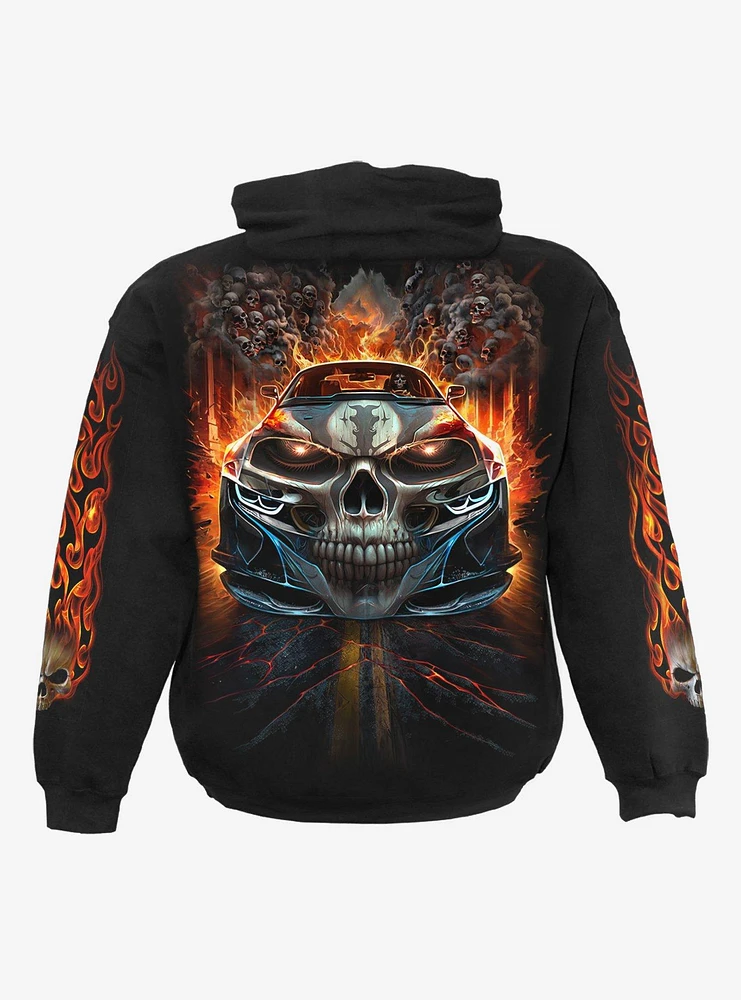 Spiral Speed Freak Hoodie Black