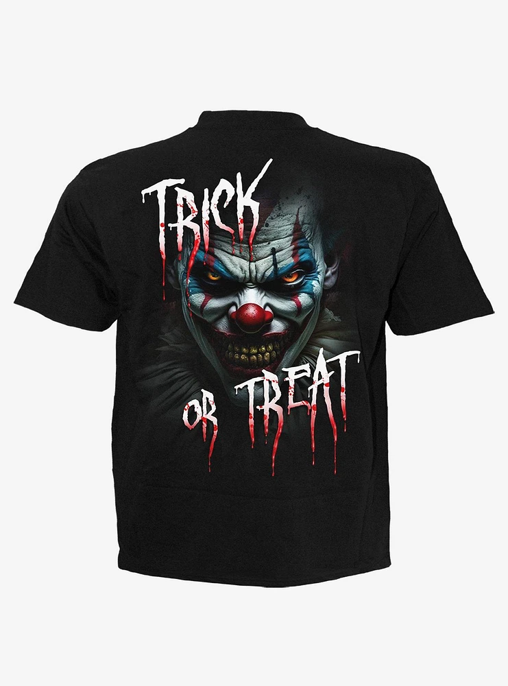 Spiral Trick Or Treat T-Shirt Black