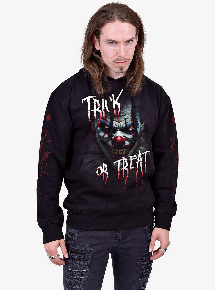 Spiral Trick Or Treat Hoodie Black