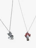 Ruby Gloom Doom Kitty Best Friend Necklace Set