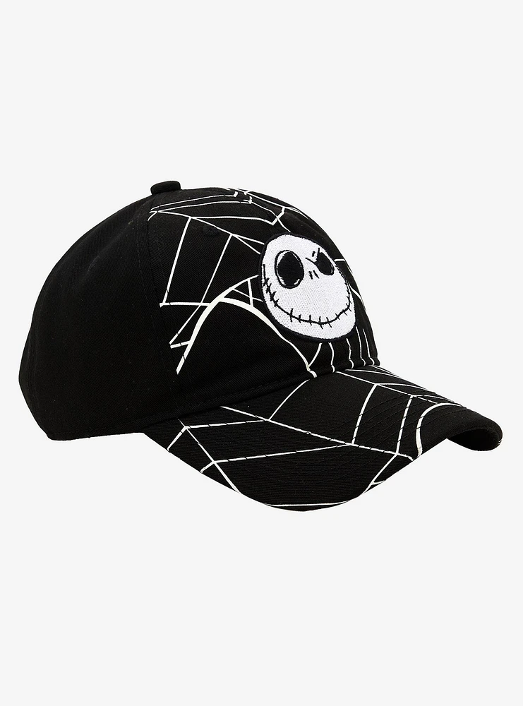 The Nightmare Before Christmas Jack Web Glow-In-The-Dark Dad Cap