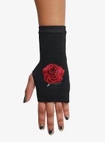 Rose Fingerless Gloves
