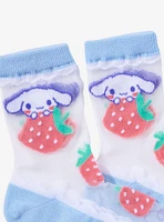 Cinnamoroll Strawberry Mesh Ankle Socks