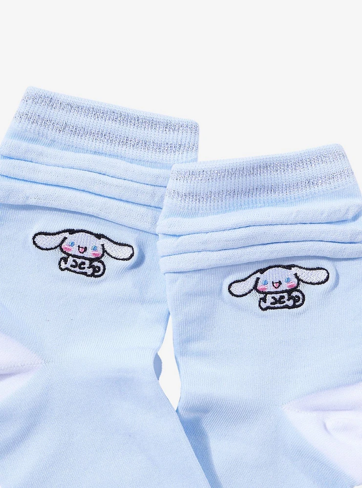 Cinnamoroll Patch Ruched Ankle Socks