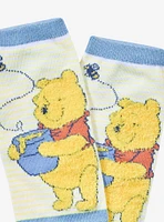 Disney Winnie The Pooh Hunny Pot Fuzzy No-Show Socks