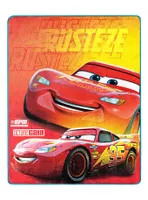 Disney Pixar Cars Rusteze Lightning Silk Touch Throw With Cloud Pillow