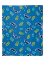 Disney Lilo And Stitch Cool Stitch Silk Touch Throw With Cloud Pillow