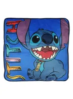 Disney Lilo And Stitch Cool Stitch Silk Touch Throw With Cloud Pillow