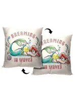 Disney The Little Mermaid Classic Dreaming In Waves Printed Throw Pillow
