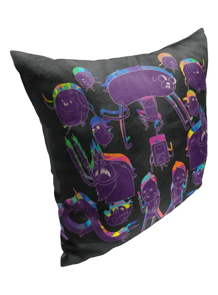 Adventure Time Mirrored Chaos Printed Throw Pillow
