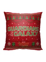 Marvel Guardians Of The Galaxy Ugly Christmas Sweater Printed Throw Pillow