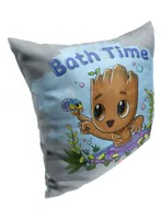 Marvel I Am Groot Bath Time Printed Throw Pillow