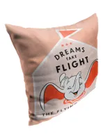 Disney100 Dumbo Take Flight Printed Throw Pillow