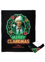 National Lampoon's Christmas Vacation Neon Clarkmas Silk Touch Throw Blanket