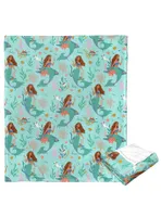 Disney The Little Mermaid Seafoam Sweetheart Silk Touch Throw