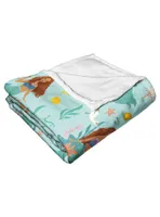 Disney The Little Mermaid Seafoam Sweetheart Silk Touch Throw