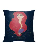Disney The Little Mermaid Ariel Art Deco Printed Throw Pillow