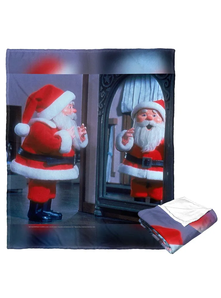 The Year Without A Santa Claus Santas Back Silk Touch Throw