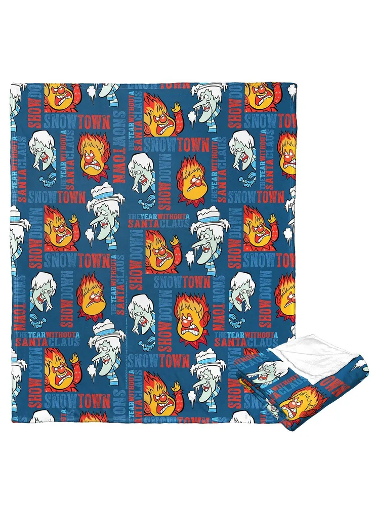 The Year Without A Santa Claus Snowtown Showdown Silk Touch Throw