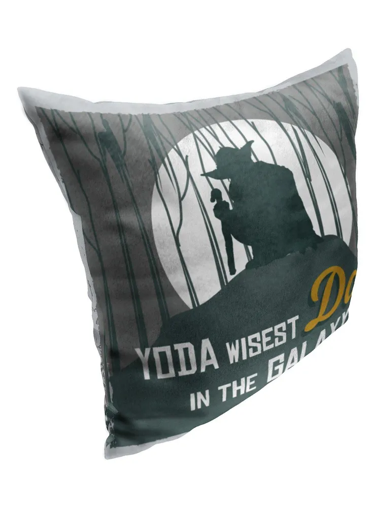 Star Wars Classic Yoda Best Dad Printed Throw Pillow