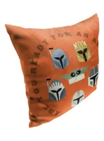 Star Wars The Mandalorian Adventure With The Mandos Printed Pillow