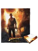 Disney Indiana Jones Kingdom Of The Crystal Skull Silk Touch Throw