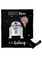 Star Wars Best Mom In The Galaxy Silk Touch Throw Blanket