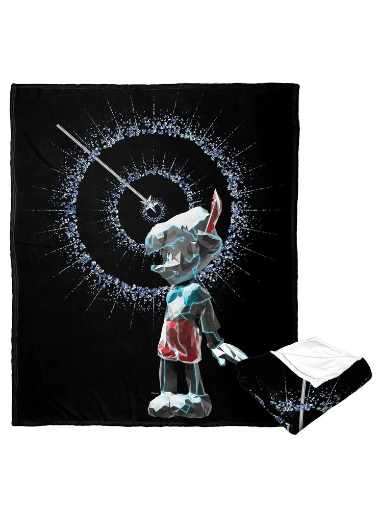 Disney100 Pinocchio Crystalline Silk Touch Throw Blanket