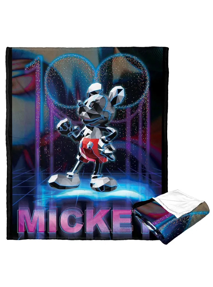 Disney100 Mickey Mouse One Hundred Silk Touch Throw Blanket