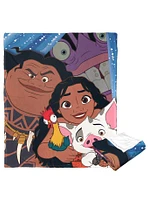 Disney100 Moana Group Silk Touch Throw Blanket