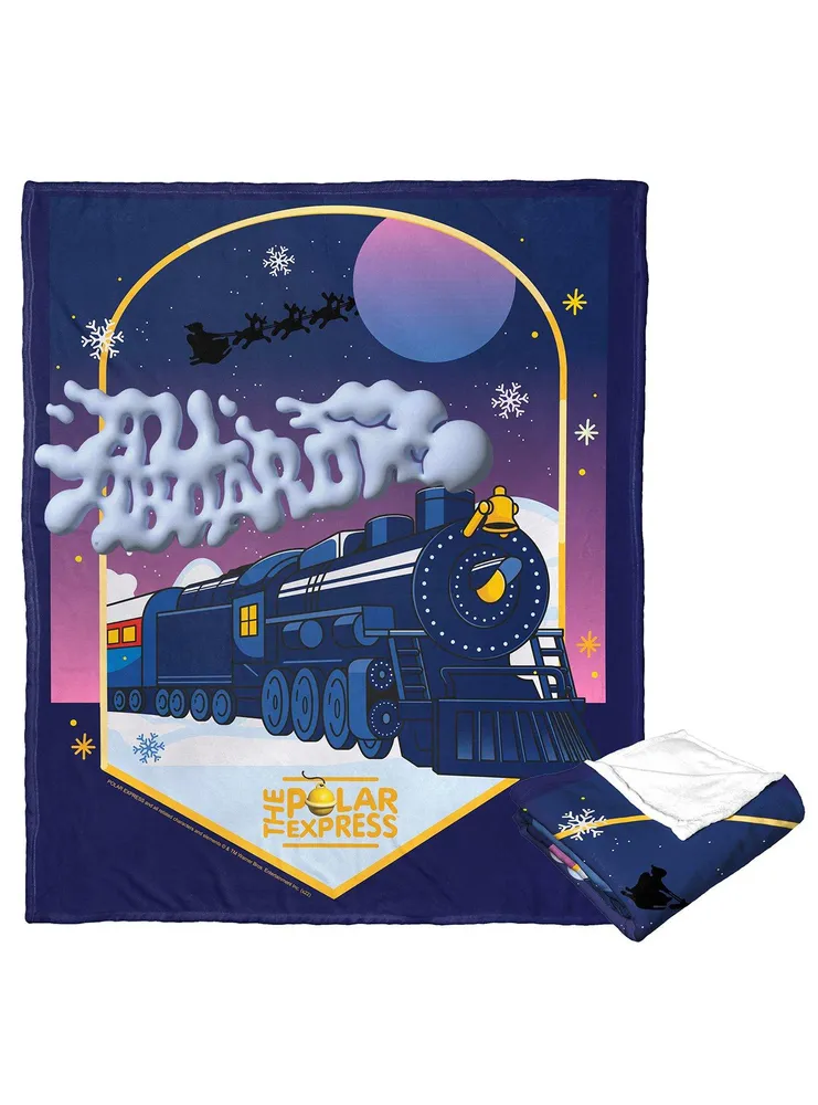 The Polar Express All Aboard Silk Touch Throw Blanket