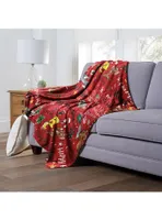 Tom And Jerry Festive Cheer Silk Touch Throw