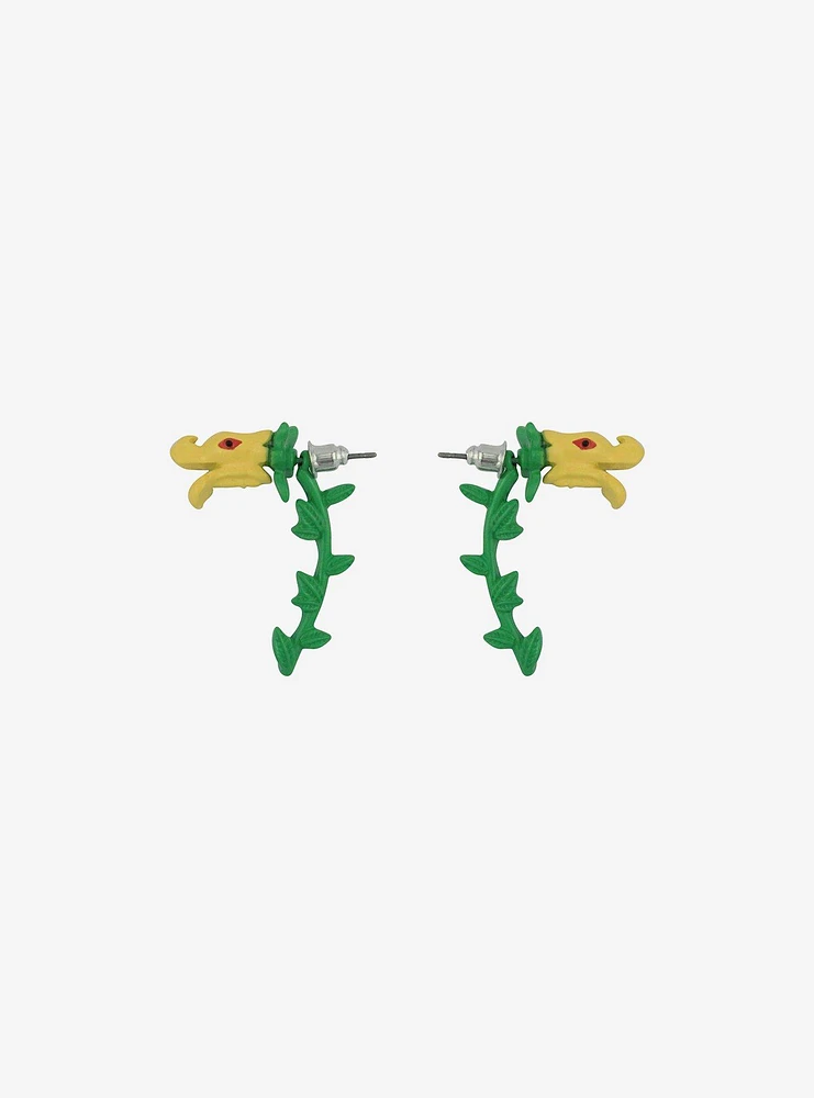 Coraline Snap Dragon Front/Back Earrings