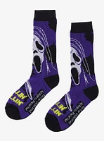 Scream Ghost Face Glow-In-The-Dark Crew Socks