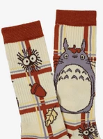 Studio Ghibli® My Neighbor Totoro Autumn Plaid Crew Socks