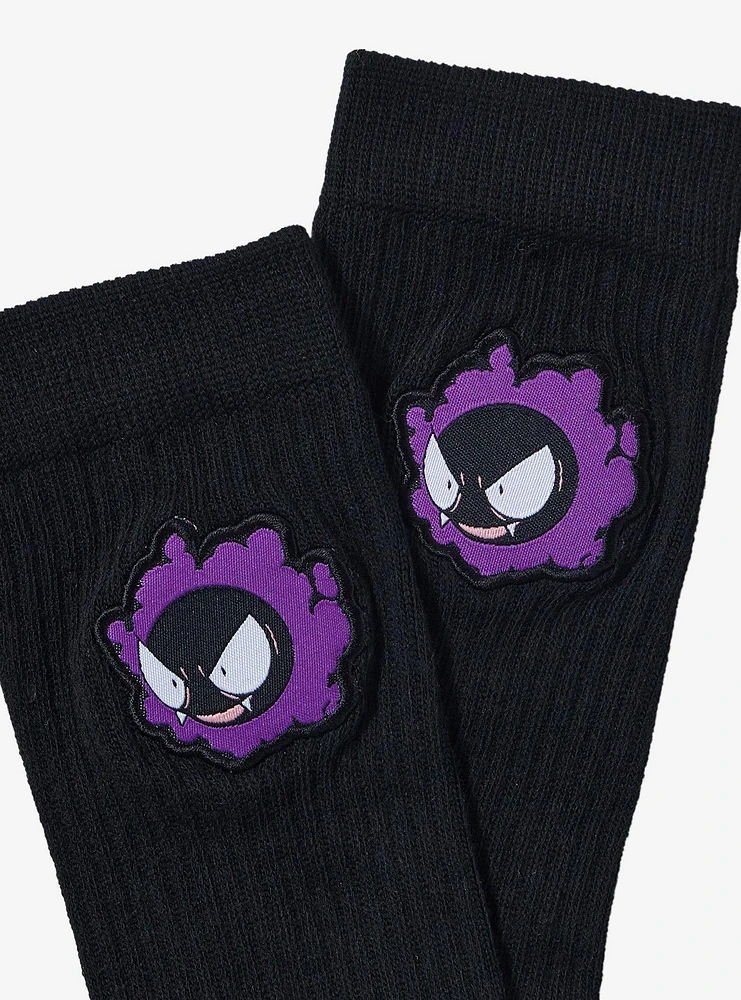 Pokemon Gastly Stripe Crew Socks