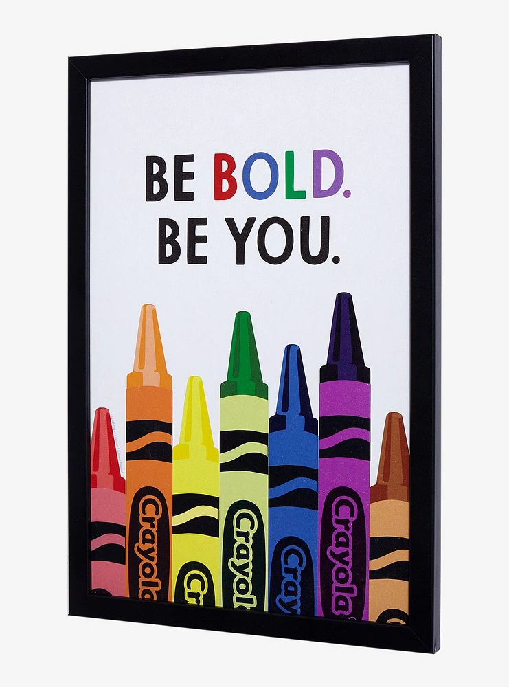 Crayola Crayon Be Bold Be You Wall Art