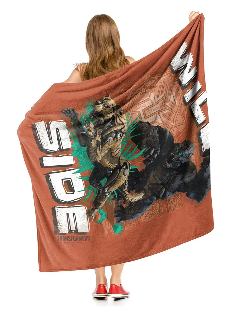 Transformers: Rise Of The Beasts Wild Side Silk Touch Throw