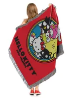 Hello Kitty Circle Of Fun Woven Tapestry