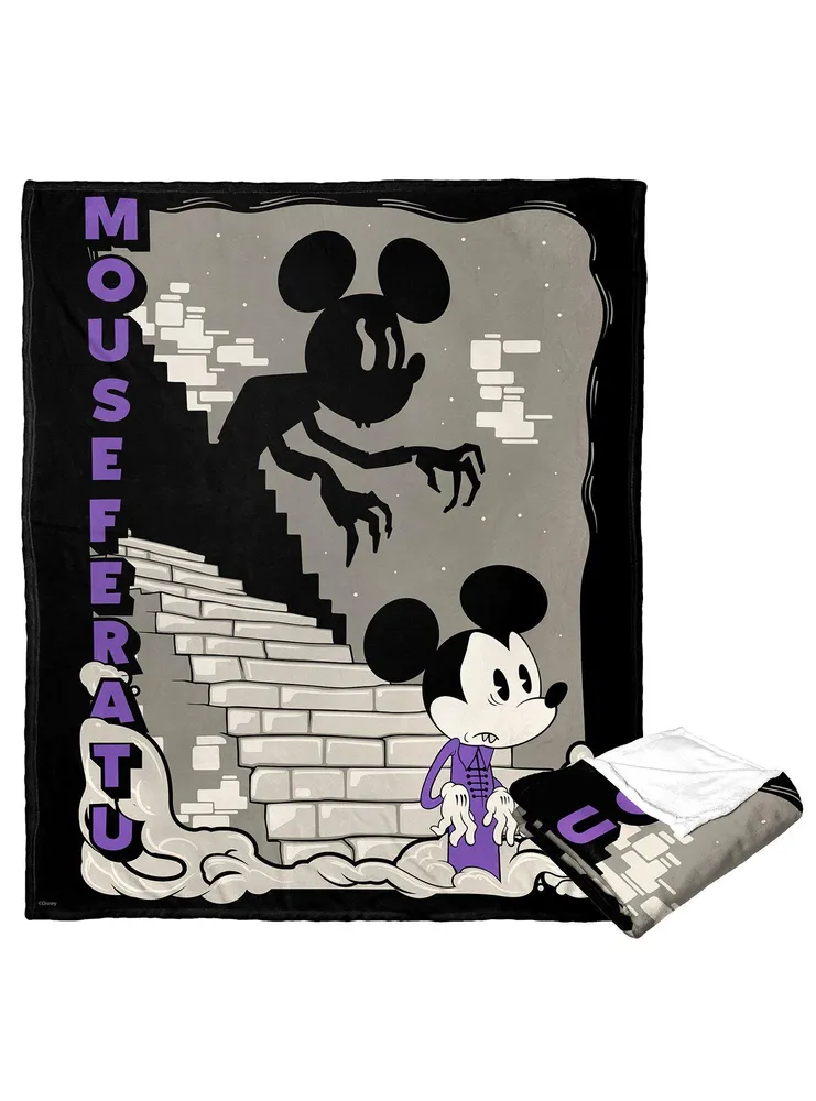 Disney Mickey Mouse Mouseferatu Silk Touch Throw