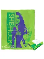 Marvel She Hulk Duality Silk Touch Throw