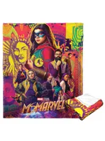 Marvel Ms Marvel Poster Silk Touch Throw Blanket