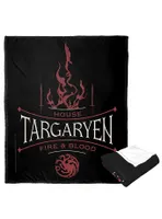 Game Of Thrones House Of Fire And Blood Silk Touch Throw Blanket