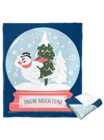 Frosty The Snowman Snow Much Fun Silk Touch Throw Blanket