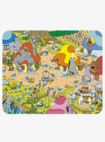 The Smurfs Village Group Mousepad and Mug Bundle